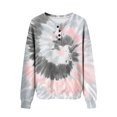 thumbnail image 3 of Maplenight Color Block Sweatshirts for Women Henley Neck Long Sleeve Pullover Tops Oversized Casual Fall Outfits, 3 of 4