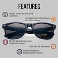 thumbnail image 3 of Gafas de Sol Got Shades Retro de los 80, 100% UV Unisex Paquete de 10, 3 of 6