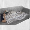 thumbnail image 6 of Floral Soft Flannel Fleece Throw Blanket, Flower Arrangements Bridal Ornaments Rosy Items on a Plain Background, Cozy Plush for Indoor and Outdoor Use, 70" x 90", Multicolor, by Ambesonne, 6 of 6