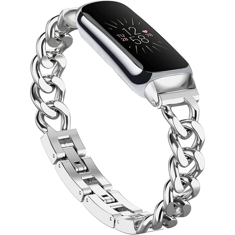 Metal Band For Fitbit Luxe Wrist Strap For Fitbit Luxe Stainless Steel  Watch Bracelet Diamond Loop