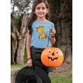 thumbnail image 2 of Halloween Giraffe And Pumpkin T-Shirt Toddler -Image by Shutterstock,  5 Toddler, 2 of 4