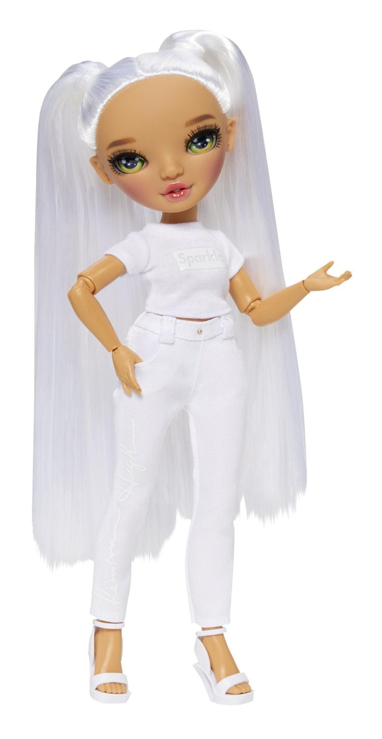 Poupée-mannequin artistique Rainbow High Color & Create avec yeux verts