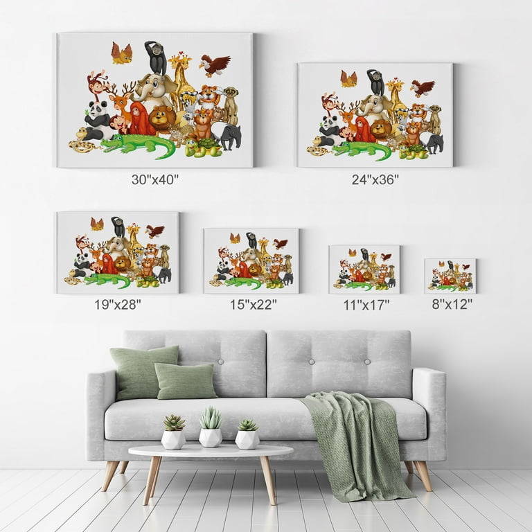 Safari Wall Decor For Living Room Shelly Lighting