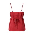 thumbnail image 6 of MuXiKeJi Clothes Women Y2k Lace Trim Cami Top Spaghetti Strap V Neck Peplum Camisole Summer Cute Fairy Tank Tops, 6 of 9