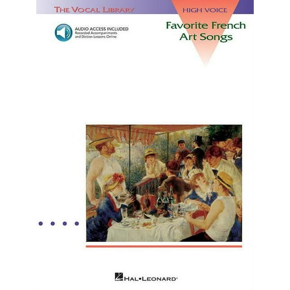Favorite French Art Songs - Volume 1 Book/Online Audio, (Paperback)