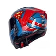 thumbnail image 2 of Casco Abatible De Moto Kov Snow Superman 2.0 Azul Dot, 2 of 5