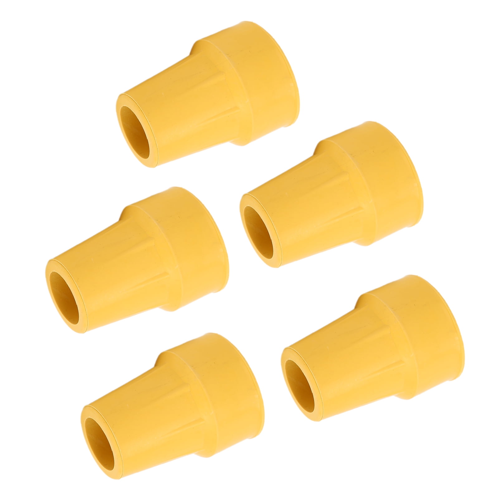 5 Pack 22mm Rubber Cane Tips Heavy Duty Anti Slip Replacement Tips for Walking Canes Crutches 0.87 In / 2.2 cm Inner Diameter