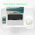 thumbnail image 4 of SHIQI-Small Mouse Pad 6.5 x 7 Inch, Takes up Wrist and Mouse Space, Waterproof Compact Mini Mouse Mat for Laptop Computer Wireless Mouse Keyboard Home Office Travel,Butterfly Leaves, 4 of 4