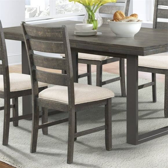Picket House Furnishings Sullivan Side Chair in Dark Walnut (Set of 2)