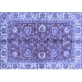 thumbnail image 1 of Ahgly Company Indoor Rectangle Abstract Blue Modern Area Rugs, 2' x 3', 1 of 4