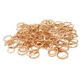 thumbnail image 2 of 50 Uds. Gancho para llavero con cierre de eslabón accesorio DIY cierre de langosta de eslabón de extensión dorado para llave de coche, 2 of 5