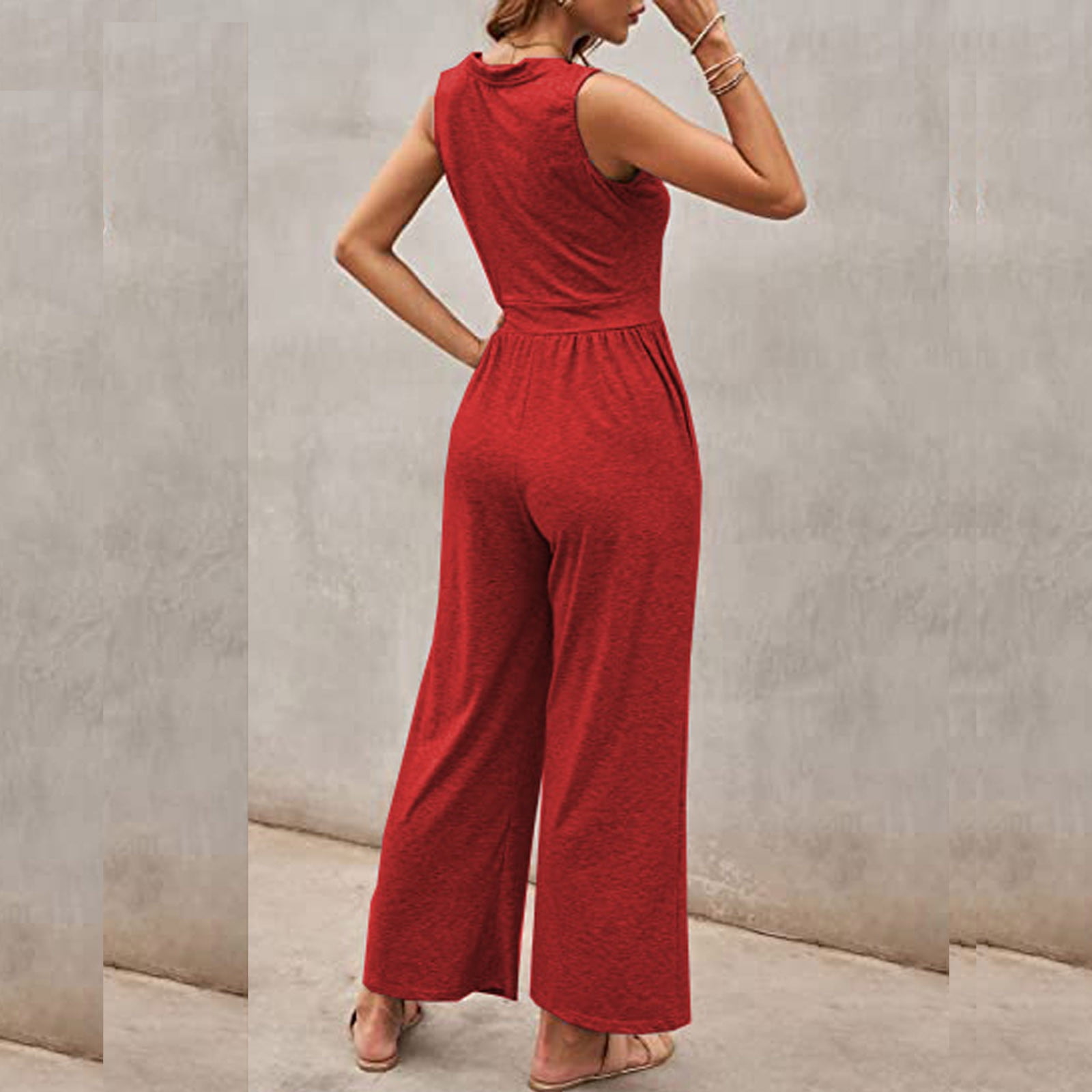 zanvin elegant jumpsuits for wedding, Women Fashion Solid Casual
