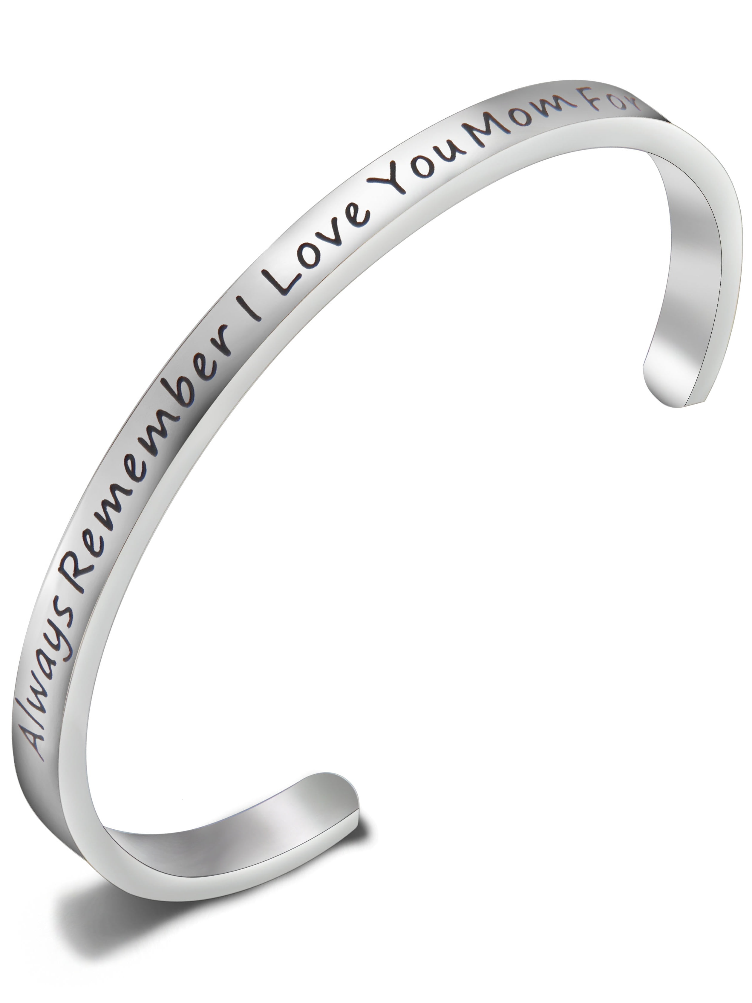 Jewels By Lux Stainless Steel Friends are Forever Cuff Bracelet 