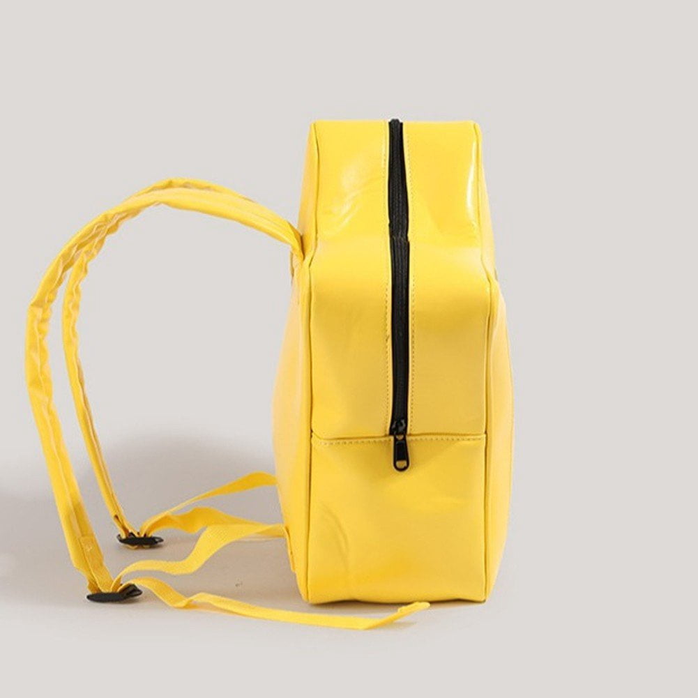 Yvsxxv Yellow Star Shaped Ita Backpack, Women Badge Display Daily Backpack, 1 Pc