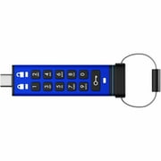 iStorage datAshur PRO+C 256GB | FIPS 140-3 Level 3 Certified | Secure USB Type-C Hardware Encrypted Drive | PIN protected | Type C-A adapter included - TAA Compliant - 256 GB - USB 3.2 (Gen 1) Type...