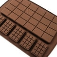thumbnail image 4 of Agiferg Square Chocolate Mold Chocolate Cake Soap Mold Baking Ice Tray Mould, 4 of 8