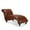 Brown PU, variant on Cfowner Button-Tufted Chaise, Lounge Chair & Indoor Leisure Sofa Couch for Living Room, Black