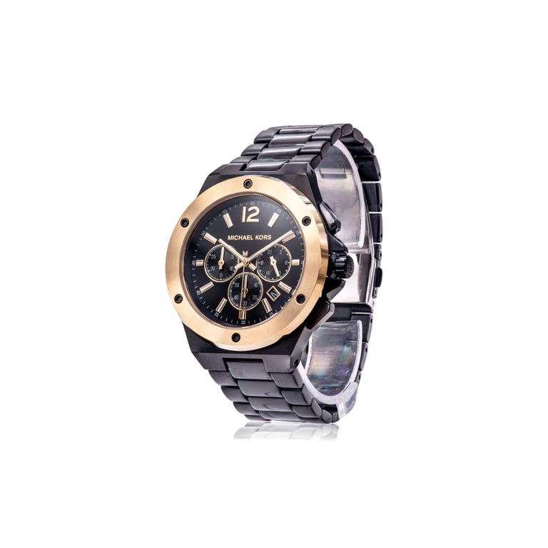 Michael Kors Lennox Chronograph Black Stainless Steel Mens  display picture 3