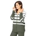 thumbnail image 4 of Woman Within Plus Size Striped Full Zip Jacket Set, 4 of 4