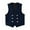Navy, variant on Girls Long Sleeve Shirts,Boys Tops Formal Double- Vest with Four Button Front for Young Gentlemen,Boys Long Sleeve Shirts,13-14 Years