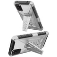 thumbnail image 6 of Compatible for Alcatel TCL A3X A600DL Case with Holster Belt Clip Hybrid Shockproof Protective Phone Cover with Kickstand - Silver, 6 of 7