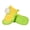 Jelly Green, variant on LAIQIEN 2pack Small Dog Shoes With Soft WarmComfortable Protective Dog Footwear for Small Media Large Pet