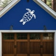thumbnail image 5 of Outdoor Sea Turtle Wall Decor - PVC Turtle Sign for Beach House, Coastal Home, Patio, or Fence - Nautical Ocean-Themed Wall Art, 3 Foot, 5 of 11
