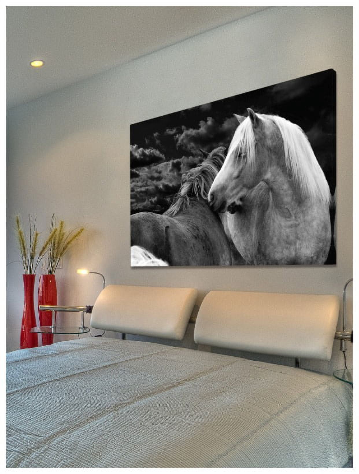 Marmont Hill "Night Love" by Maggie Dee Painting Print on Canvas