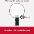 thumbnail image 4 of (2 pack) Accu-Chek FastClix Lancet for Lancing Device Needle Multiple Depth Settings 1 Box(s), 102 /Box, 4 of 8