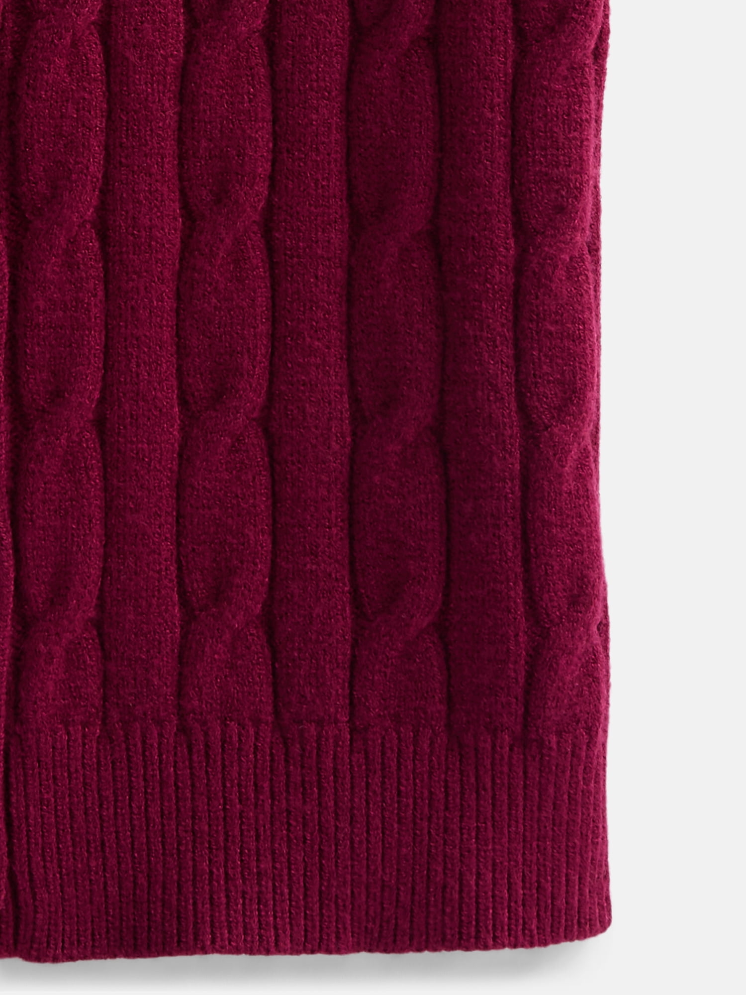 Weekend Academy Girls Button Front Cable Knit Cardigan with Short Sleeves, Sizes 4-18