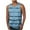 Blue, variant on ZCFZJW Striped Print Tank Top for Men Casual Summer Sleeveless Round Neck Graphic Tee Shirt Trendy Regular Fit Beach Hawaiian Tshirt Tops Black XL