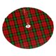 thumbnail image 1 of Falda para árbol de Navidad a cuadros del clan Kerr, suave y divertida, decoración navideña navideña de granja de 36", 1 of 4