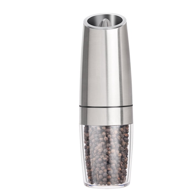 Advancent Molinillo de pimienta con luz LED Gadget de cocina ajustable Eléctrico Inducción automática Especias Herramienta de molienda Utensilios de cocina