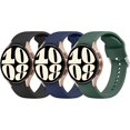 thumbnail image 1 of 3 Pack Correas para Samsung Galaxy Watch 6 / 5 / 4 Band 40mm 44mm, Galaxy Watch 5 Pro  45mm, Galaxy Watch 6 , Galaxy Watch 4  20mm Sport Band Correa de repuesto de silicona ajustable para, 1 of 15