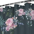 thumbnail image 4 of Waterproof Pioneer Shower Curtain 84x72 Inch Polyester Unique Colorful Floral Shower Curtain for Bathroom Hotel Home Decor with 12 Plastic Hooks, 4 of 5