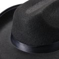 thumbnail image 5 of Kids Girls Boys Cowboy Hats Wide Brim Western Cowgirl Hat with Adjustable Strap Felt Fedora Hat Costume Accessories, 5 of 7