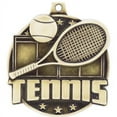 thumbnail image 2 of Tennis Court Medals, 2" Gold Diecast Tennis Court Medal Award 10 Pack, 2 of 2