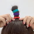 thumbnail image 4 of 100 Pcs Élastiques à Cheveux Unis pour Enfants avec Boîte, 4 of 10