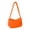 Orange, variant on Women's Fashion Leather Hobo Shoulder Bag Solid Color Casual Underarm Purse With Single Strap Zipper Closure Lightweight Trendy Crossbody Bags For Daily Work Travel
