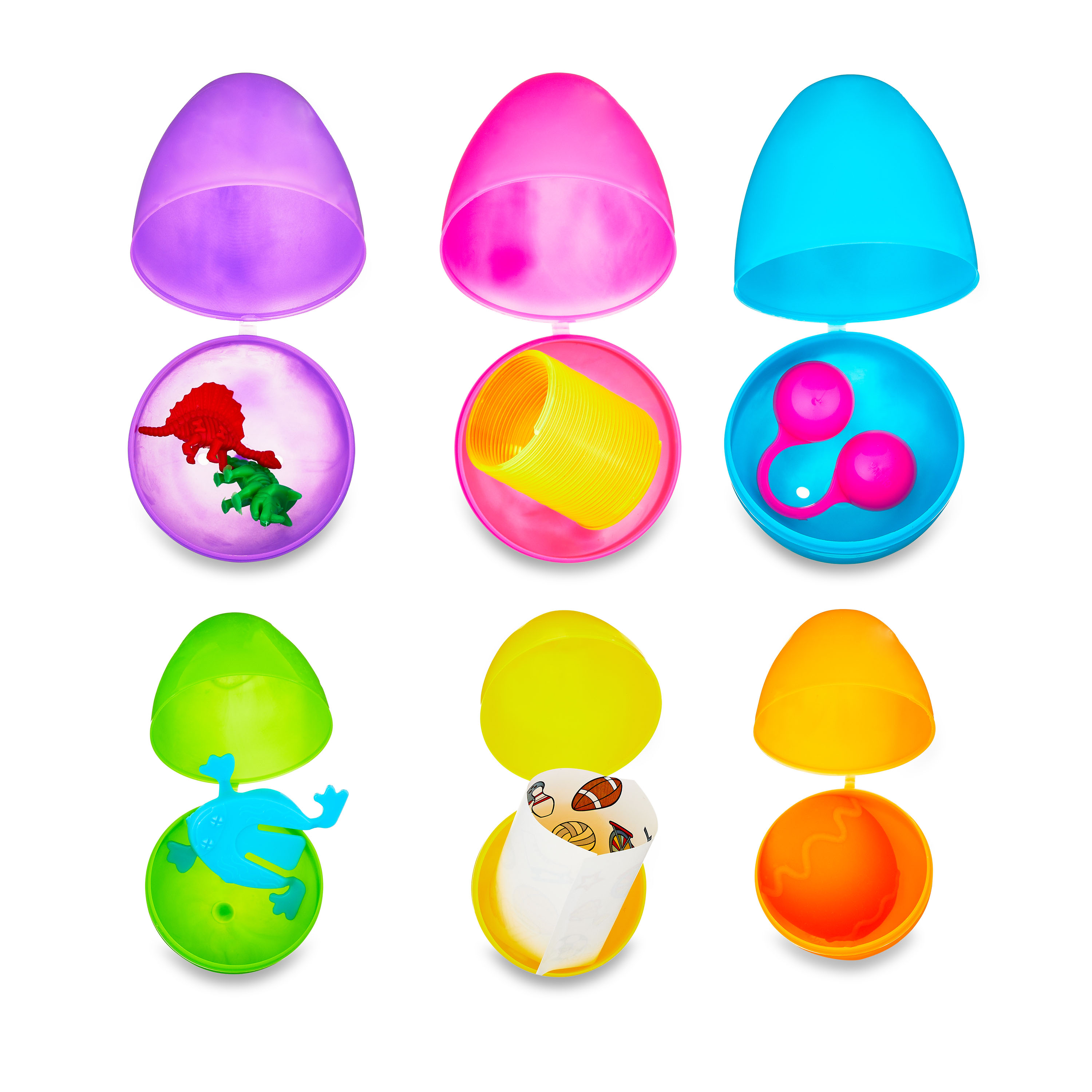 Multicolor Prefilled Plastic Easter Egg Party Favors, 50 Count, by Way To Celebrate - image 2 of 5