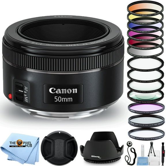 Canon EF 50mm f/1.8 STM Lens Bundle 4