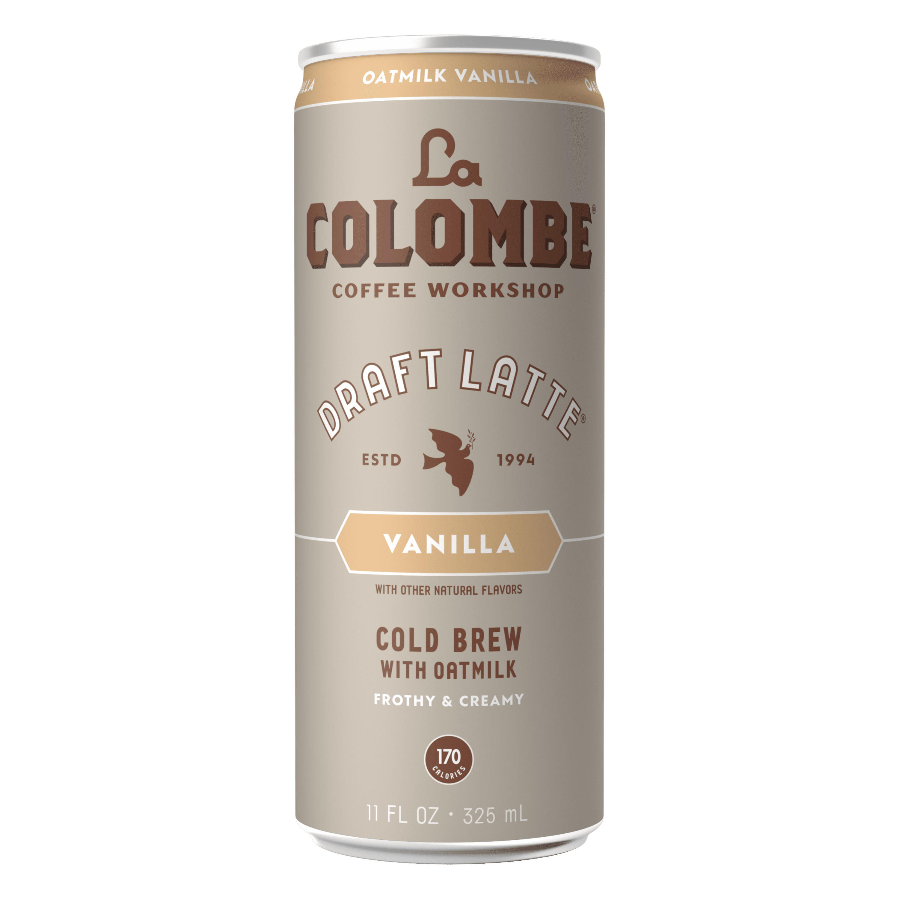 La Colombe Coffee, Oatmilk Vanilla Latte, 11 fl oz Cans