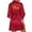 Red, variant on Womens Towel Bathrobe Short Women's Wedding Party Robe Letters Kimono Satin Pyjamas Bridesmaid Bathrobe, Size XL
