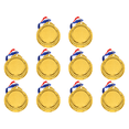 thumbnail image 1 of Medalla Ganadores Metal Dorado 5 2 Cm para Competiciones Carreras Fiestas (Oro), 1 of 5
