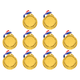 thumbnail image 1 of Medalla Ganadores Metal Dorado 5 2 Cm para Competiciones Carreras Fiestas (Oro), 1 of 5