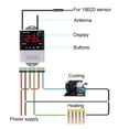 thumbnail image 2 of 110V-230VAC 10A WIFI Digital Thermostat Remote Control Aquarium Incubator, 2 of 8