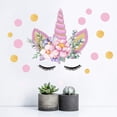 thumbnail image 1 of Unicorn Eyelash Wall Decal, Creative Modern Self-Adhesive Paper Mural Sticker, 1 of 5