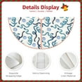 thumbnail image 3 of Balery Hand Drawn Snake Printed Christmas Tree Skirt , Merry Christmas Party Christmas Tree Decoration,Adjustable Tree Skirt-48", 3 of 6