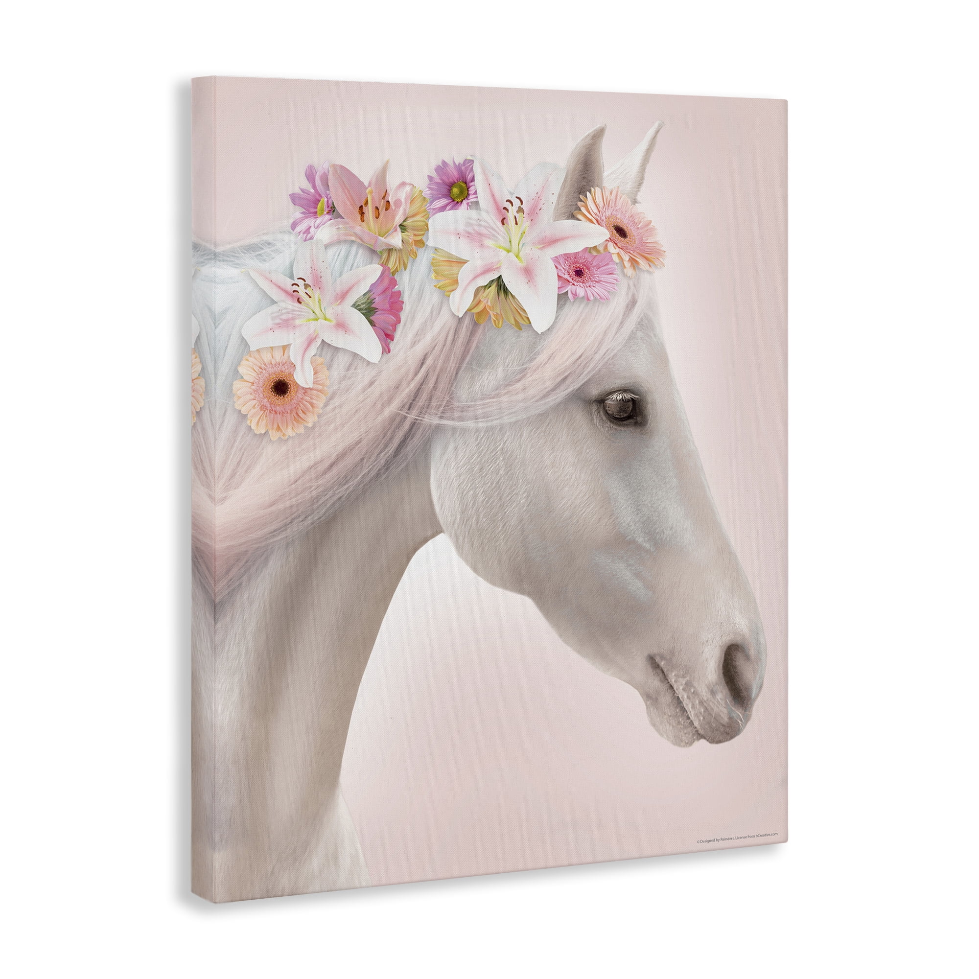 Stupell Industries Lily Garland Horse Animals Painting Wrapped Canvas Art Print Wall Art, 30 x 40