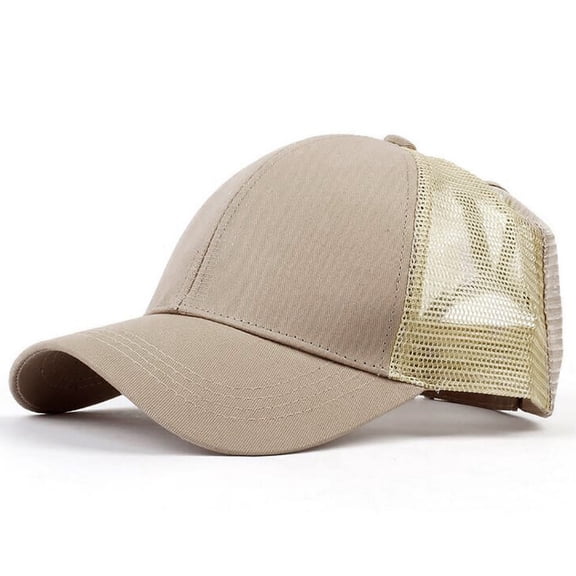 WGRFFH Mesh Trucker Baseball Cap Snapback Hat Structured Trucker Hats Baseball Caps Adjustable Blank Mesh Back Ball Caps for Men Women Unisex Baseball Mesh Cap Open Back Solid Color Sun Hat Cap